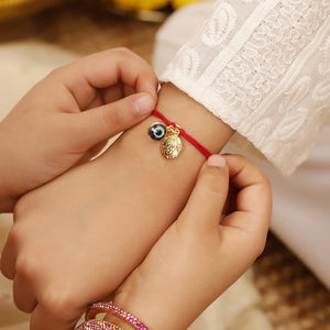 925 Silver-evil eye Rakhi for Kids