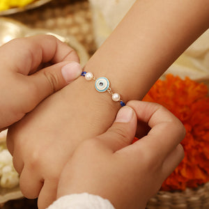 925 Silver-evil eye Rakhi for Kids