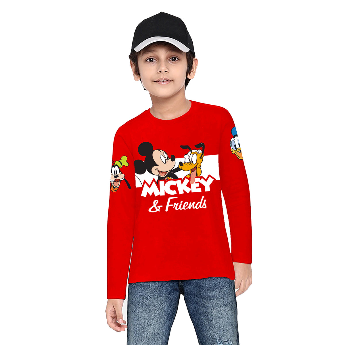 T-Shirt Mickey Mouse Friends Per Bambini E Ragazzi, Unisex, Colore Antracite, Taglia 12-13 Anni. Cotone Morbido, Vestibilità Regolare, Licenza Ufficiale. Perfetta Per I Fan Del Famoso Topo! - 3