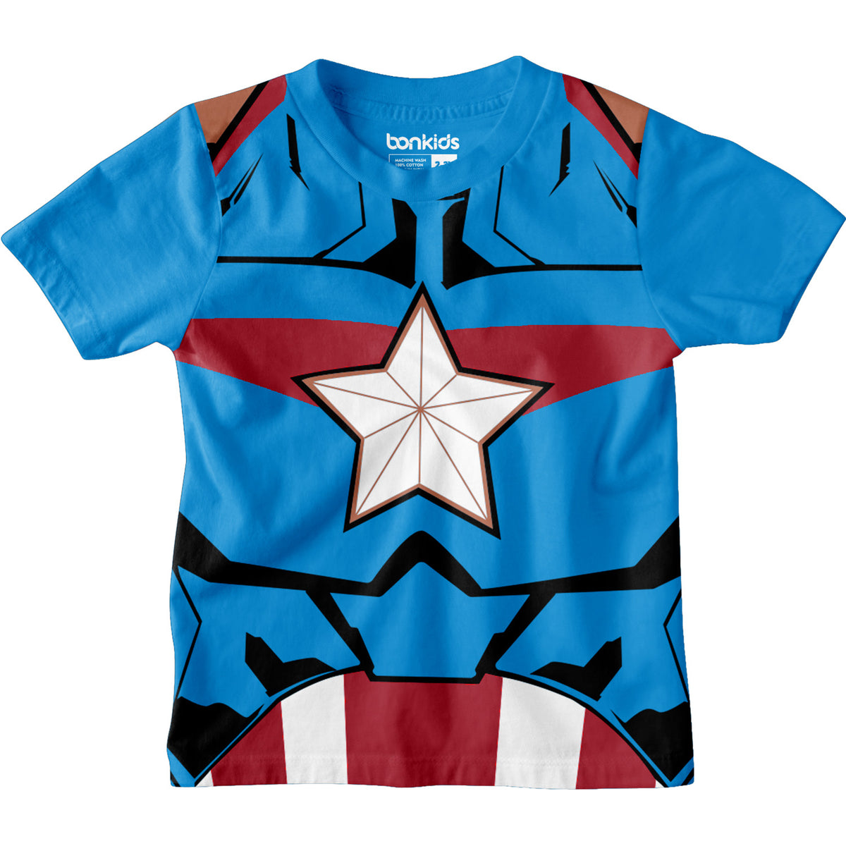 Captain America, Black Boys & Amazing Spidermen Boys Tshirt Combo Pack ...