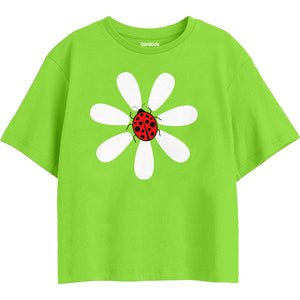 Girls Regular Boxy Tshirt