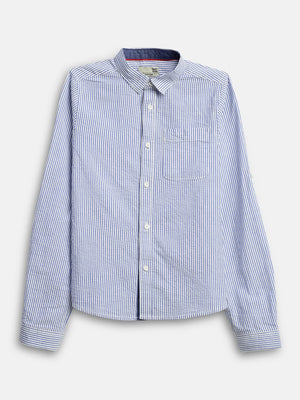 Boys Shirts Blue Stripes