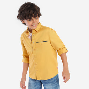 Boys Mustard Color Shirt