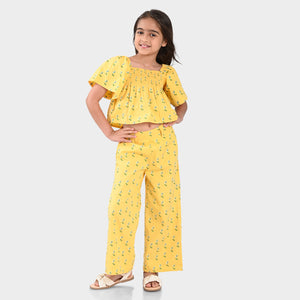 Girls Yellow Clothing Set