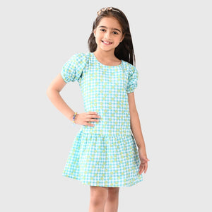 Girls Dress Green