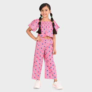 Girls Pink Clothing Set