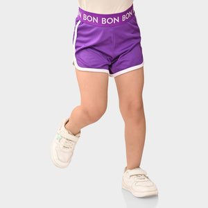 Girl Dolphine Purple Regular Shorts