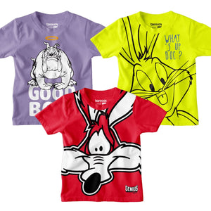 Bugs Bunny Boys Tshirt Combo Pack