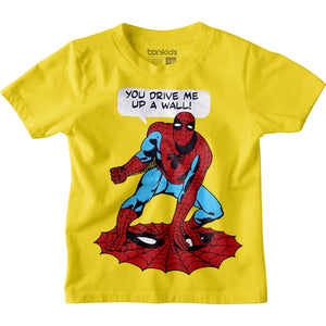 Spiderman Yellow Boys T-SHIRT