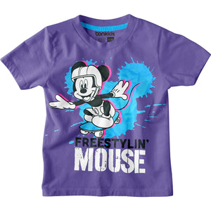 Mickey Mouse Lavender Boys T-SHIRT