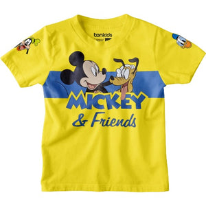 Mickey & Friends Yellow Boys T-SHIRT