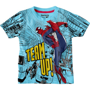 Team Up Spiderman Boys T-SHIRT