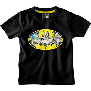 Batman Logo Black Boys T-SHIRT