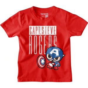 Capt. Steve Rogers Marvel T-SHIRT for Boy