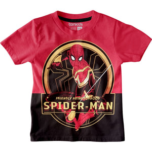 Spiderman Red/Black Boys T-SHIRT