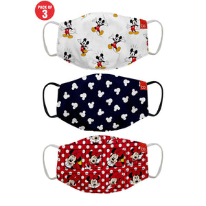 Mickey & Friends Printed Protective Masks( Set Of 3)