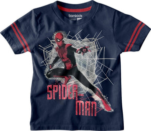 Spiderman Navy Boys T-SHIRT