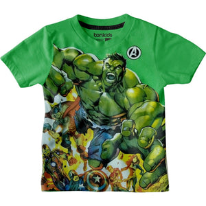 Hulk Avengers Green Boys T-SHIRT